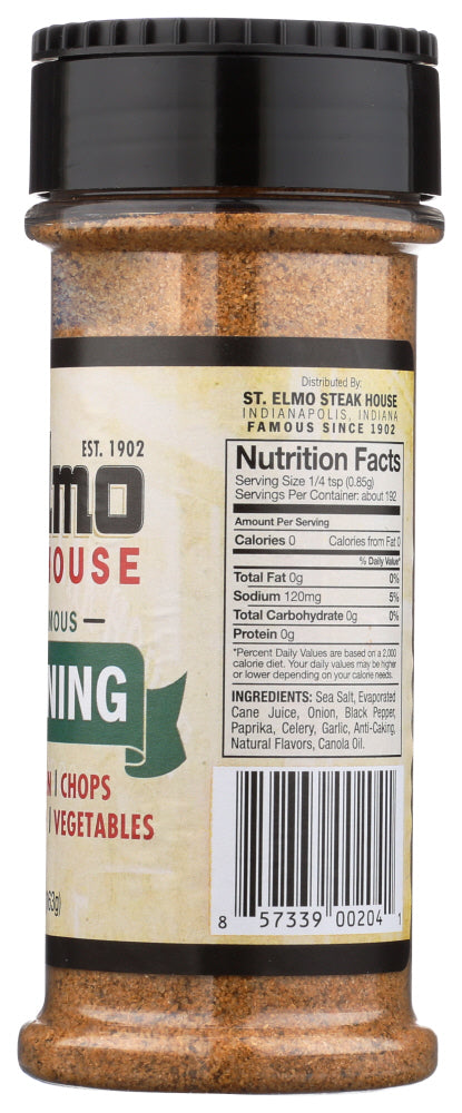 St Elmo Steak House: Seasoning St Elmo, 5.75 Oz