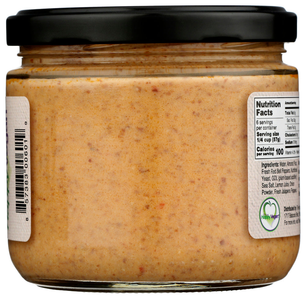 The Happy Vegan: Notcho Nocheez Almond Spread Classic Cheez Dip, 12 Oz