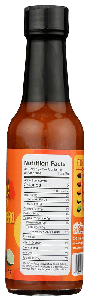 The Sonoma Kitchen: Sauce Hot Tequl Mng Hbnr, 5.5 Oz