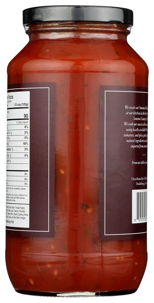 The Sonoma Kitchen: Cabernet Marinara Pasta Sauce, 24 Oz