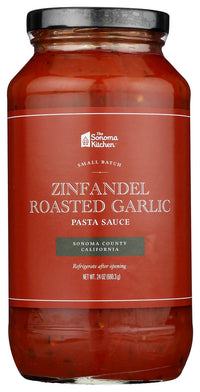 The Sonoma Kitchen: Zinfandel Roasted Garlic Pasta Sauce, 24 Oz