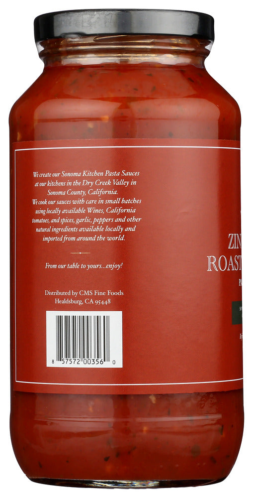 The Sonoma Kitchen: Zinfandel Roasted Garlic Pasta Sauce, 24 Oz