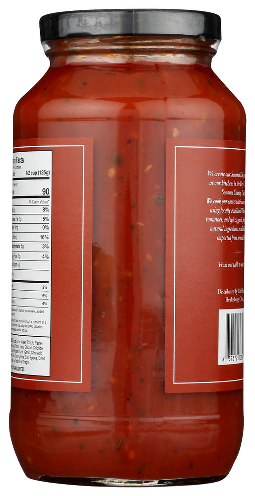 The Sonoma Kitchen: Zinfandel Roasted Garlic Pasta Sauce, 24 Oz