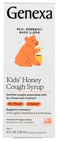 Genexa: Kids Honey Cough Syrup, 4 Fo