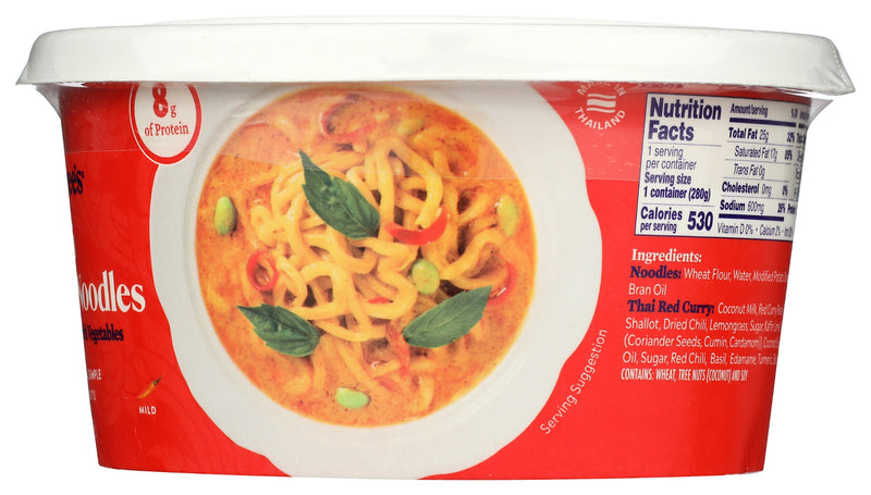 Watcharees: Thai Red Curry Noodle Bowl, 9.88 Oz