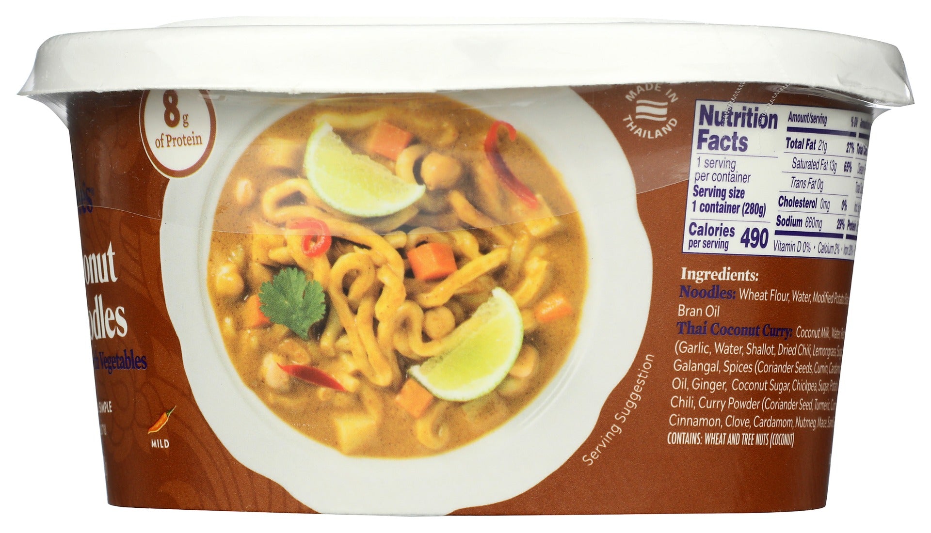 Watcharees: Thai Coconut Curry Noodle Bowl, 9.88 Oz