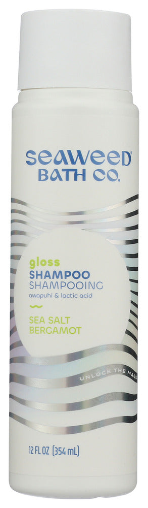 Seaweed Bath Company: Gloss Shampoo Sea Salt Bergamot, 12 Fo