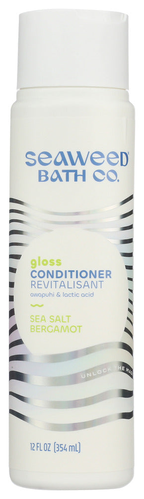 Seaweed Bath Company: Gloss Conditioner Sea Salt Bergamot, 12 Fo