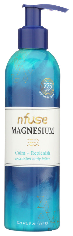 Nfuse: Unscented Topical Magnesium Lotion Calm Replenish, 8 Oz