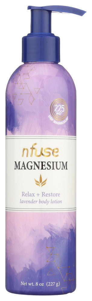 Nfuse: Lavender Topical Magnesium Lotion Relax Restore, 8 Oz