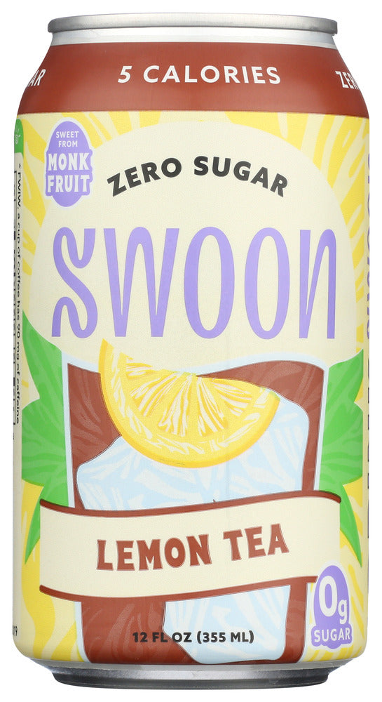 Swoon: Lemon Tea Zero Sugar, 12 Fo