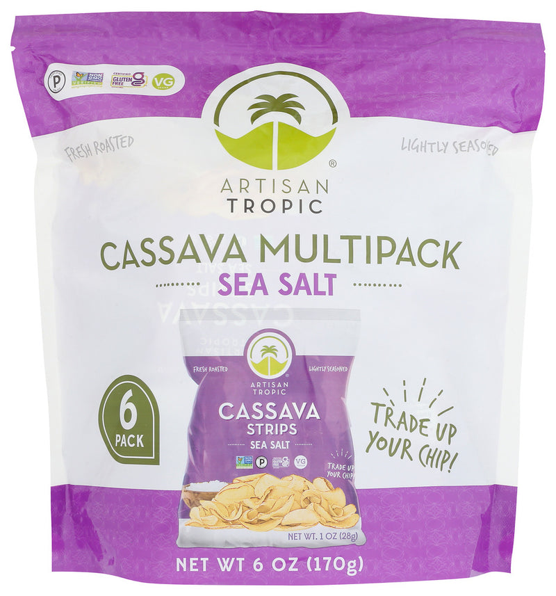 Artisan Tropic: Cassava Strips Multipack 6 Count, 6 Oz