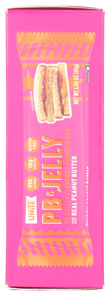 Unite: Bar Protein Pb Jelly 4Pc, 6.36 Oz