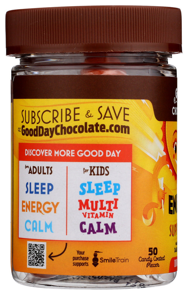 Good Day Chocolate: Energy Supplement, 50 Pc