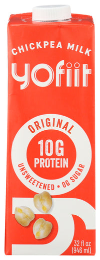 Yofiit: Chickpea Milk Original, 32 Fo