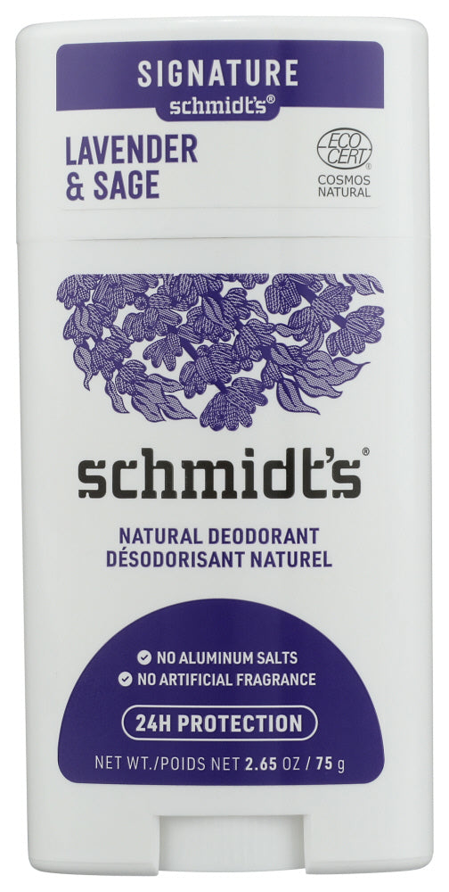 Schmidts: Lavender Sage Deodorant Stick, 2.65 Oz