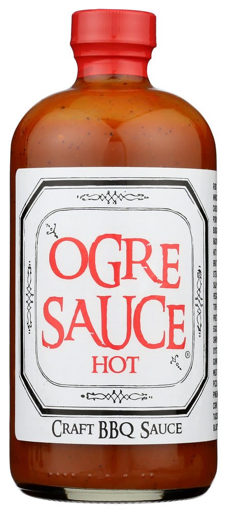 Ogre Sauce: Bbq Sauce Hot Craft, 16 Fo