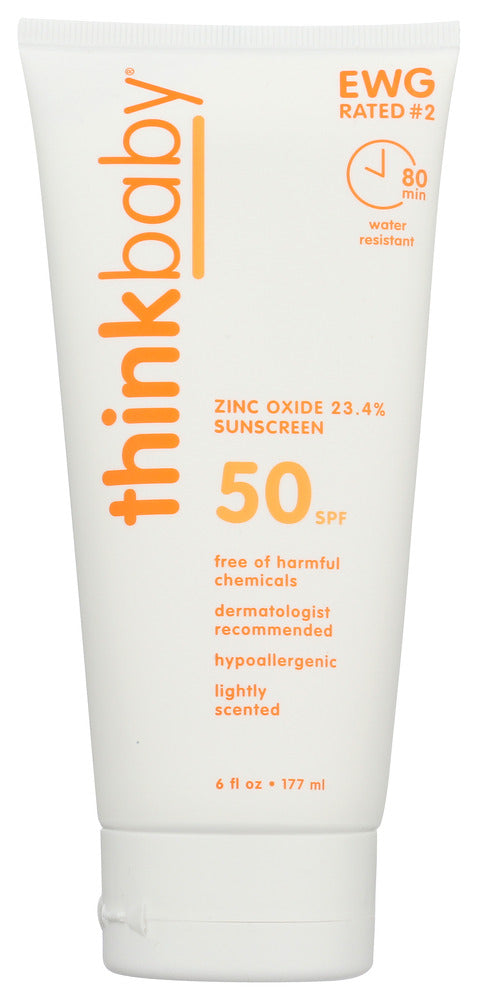 Thinkbaby: Spf 50+ Safe Sunscreen, 6 Fo