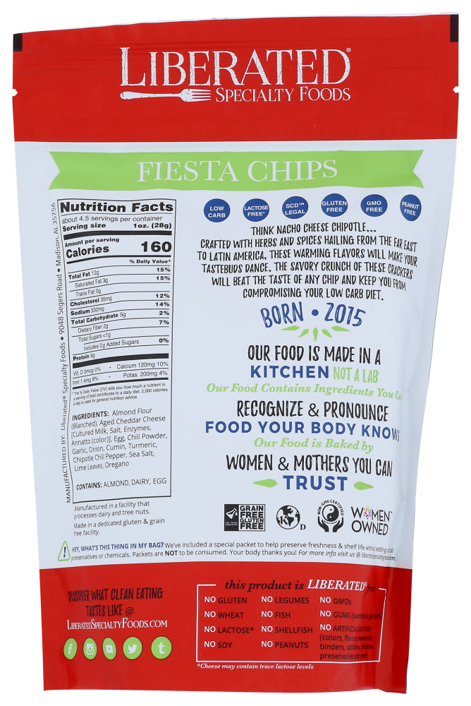 Liberated: Fiesta Chips, 4.5 Oz