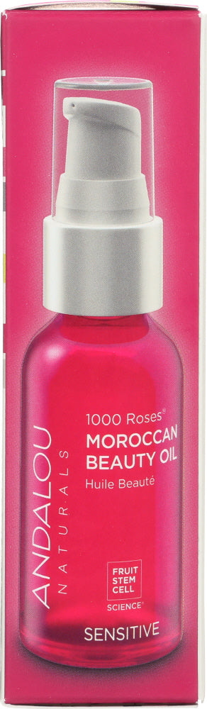 Andalou Naturals: 1000 Roses Moroccan Beauty Oil Sensitive, 1 Oz