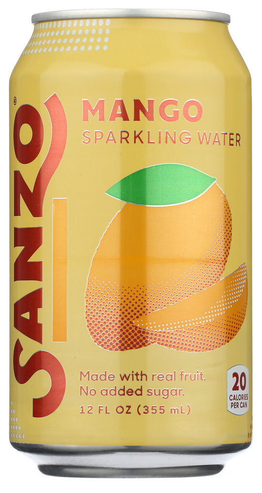 Sanzo: Mango Alphonso Sparkling Water, 12 Fo