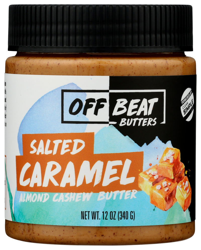 Off Beat Butters: Salted Caramel Nut Butter, 12 Oz