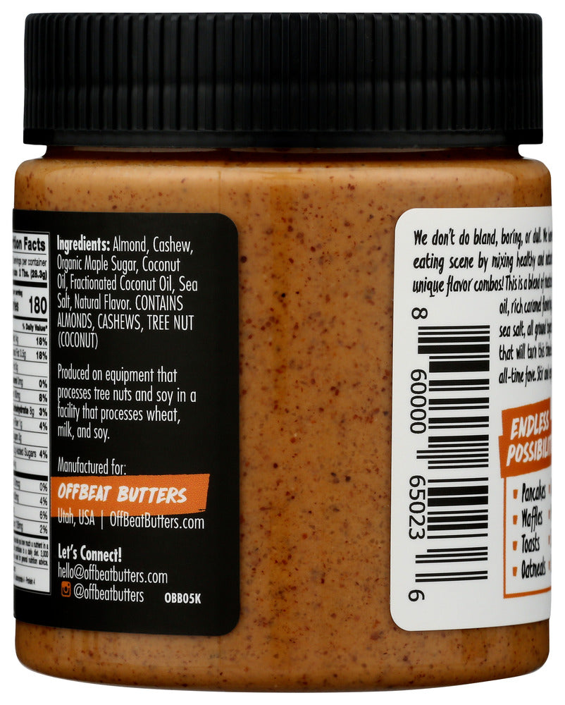 Off Beat Butters: Salted Caramel Nut Butter, 12 Oz