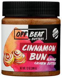 Off Beat Butters: Cinnamon Bun Nut Butter, 12 Oz