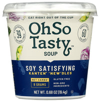 Ohsotasty: Soup Newdle Soy Satsfying, 0.68 Oz