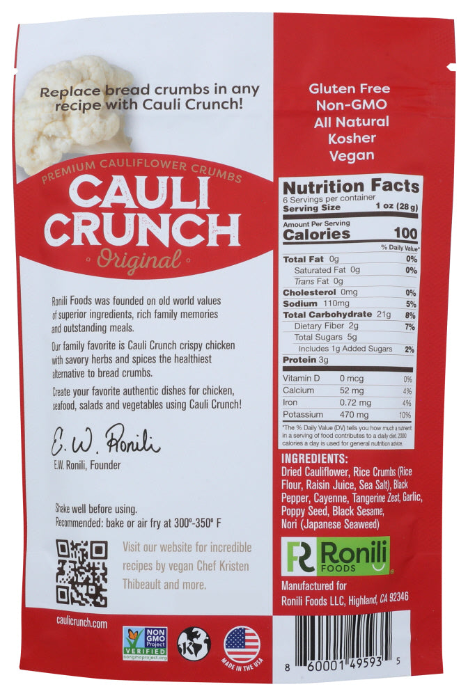 Cauli Crunch: 7 Spice, 6 Oz