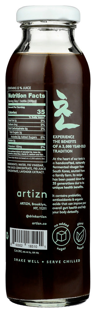 Artizn: Prebiotic Tonic Fig Pear, 10 Fo