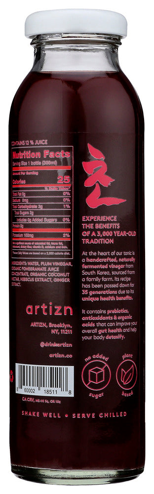 Artizn: Prebiotic Tonic Pom Gingr, 10 Fo