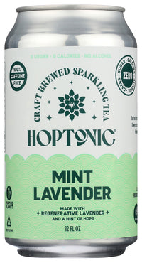 Hoptonic: Tea Sprklg Mint Lavender, 12 Fo