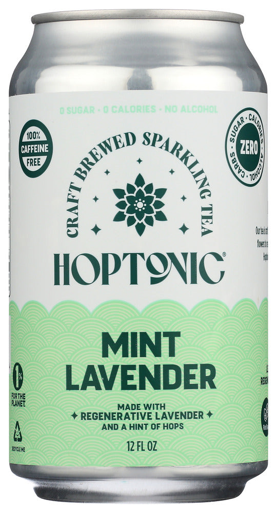 Hoptonic: Tea Sprklg Mint Lavender, 12 Fo