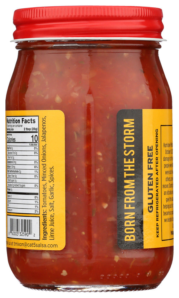 Cat 5 Salsa: Salsa Medium, 16 Oz