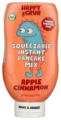 Happy Grub: Apple Cinnamon Instant Pancake Mix, 9.5 Oz