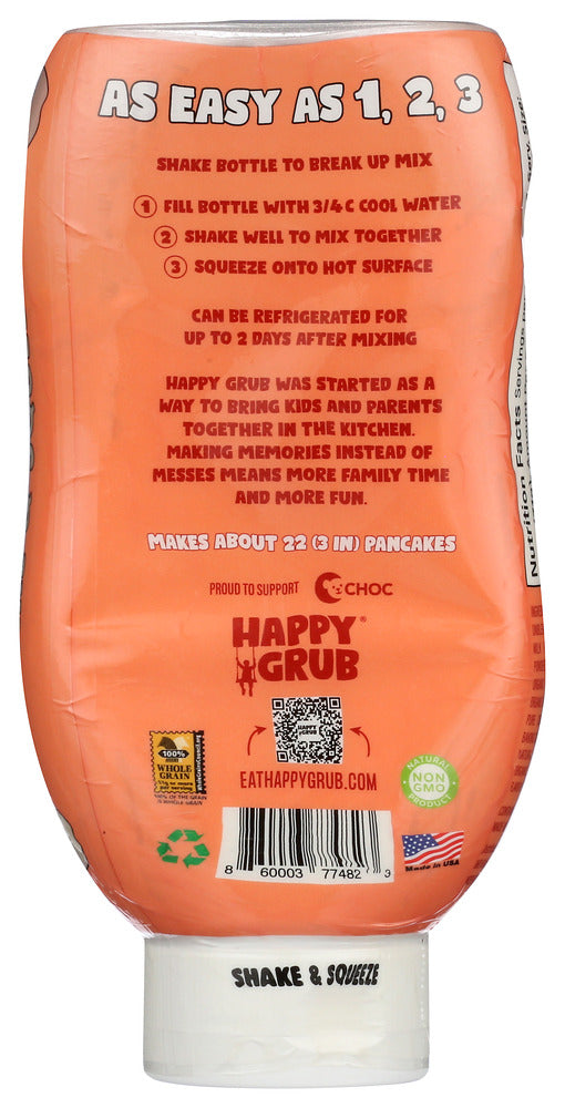 Happy Grub: Apple Cinnamon Instant Pancake Mix, 9.5 Oz