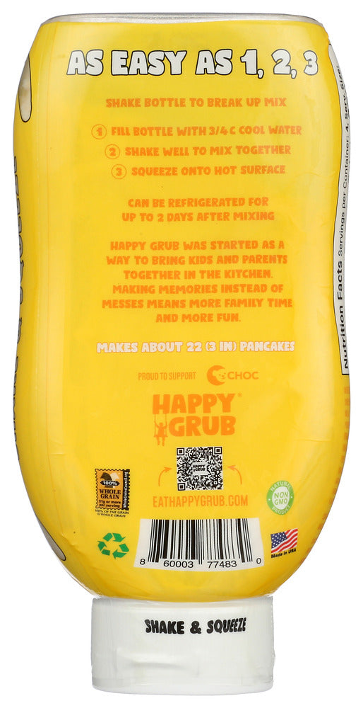 Happy Grub: Yummy Banana Instant Pancake Mix, 9.5 Oz