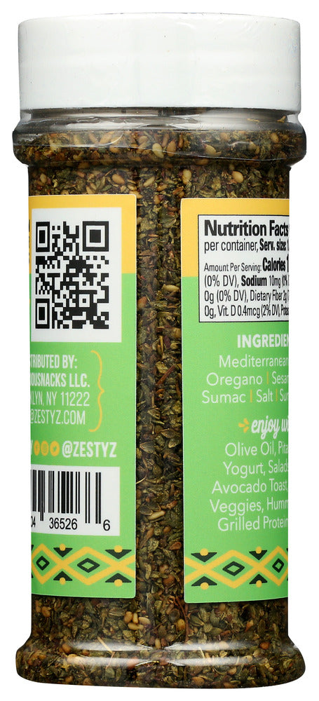 Zesty Z: Mediterranean Za'atar Seasoning, 3 Oz