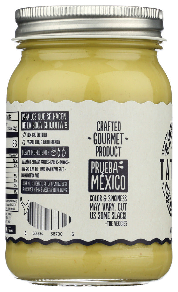 Tatemada: Salsa Jalapeno, 16 Oz