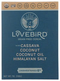 Lovebird: Cereal Grain Free Unsweet, 7 Oz