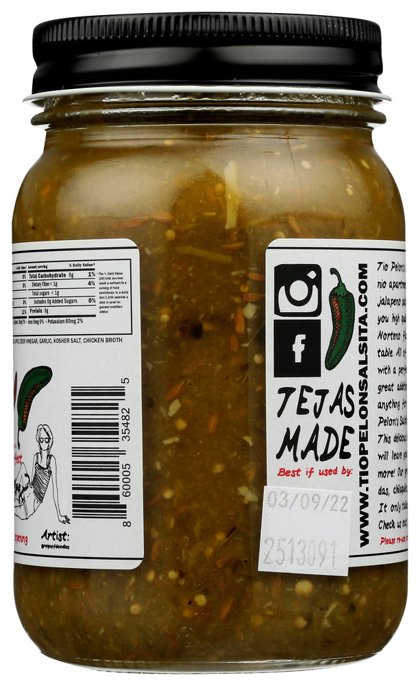 Tio Pelons Salsita Inc: Salsa Tomatillo, 16 Oz