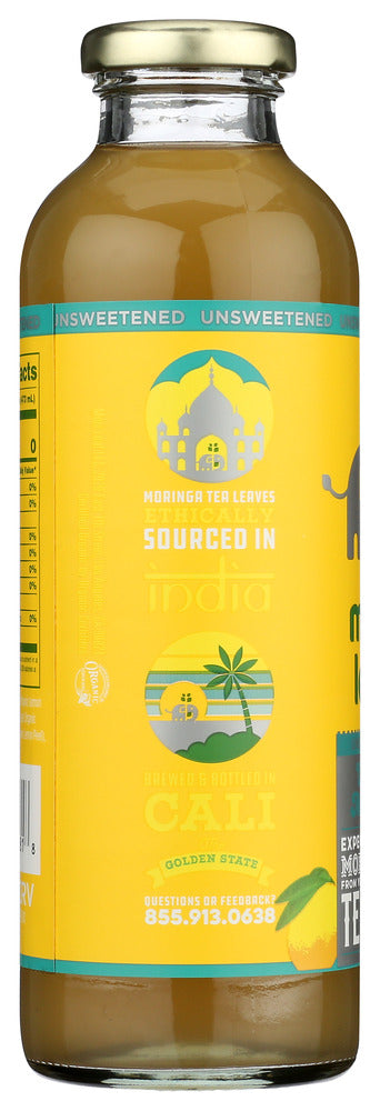 Mori Leaf: Tea Iced Unswtnd Moringa Org, 16 Fo