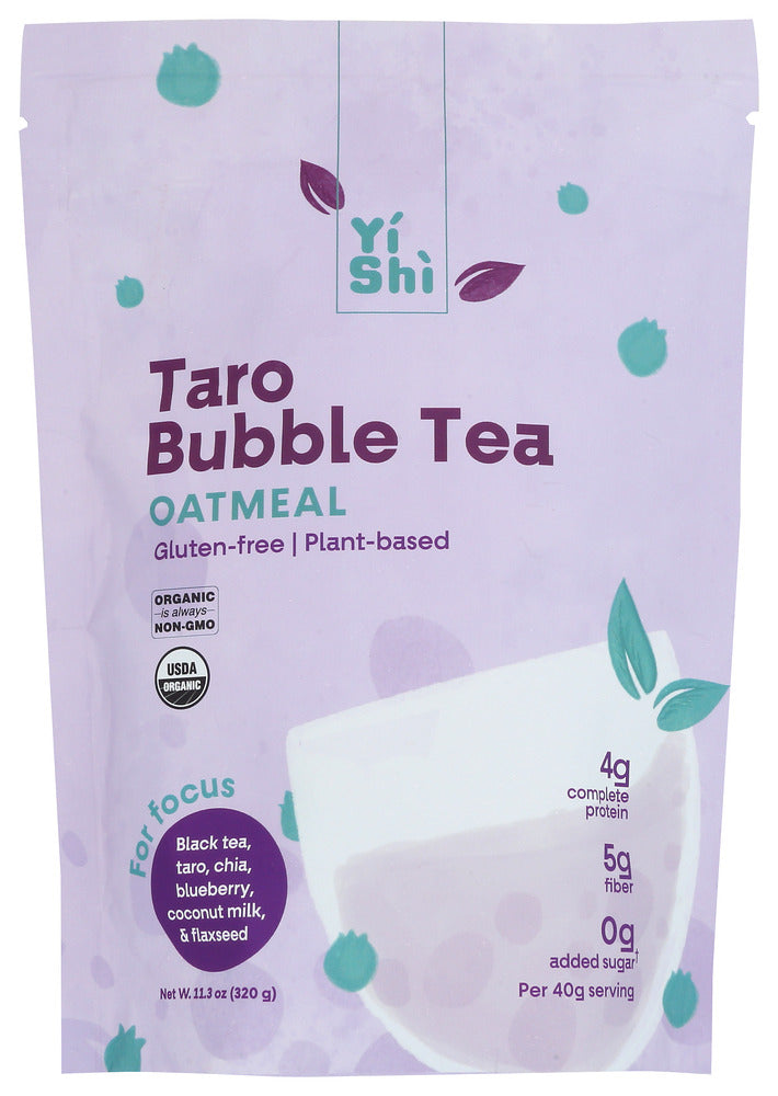 Yishi: Oatmeal Taro Bubble Tea, 11.3 Oz