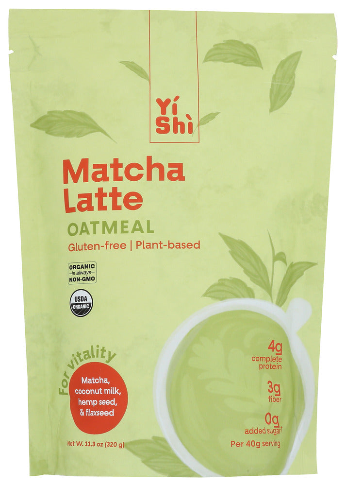 Yishi: Oatmeal Matcha Latte, 11.3 Oz