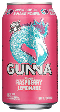 Gunna: Lemonade Sprkl Raspberry, 12 Fo