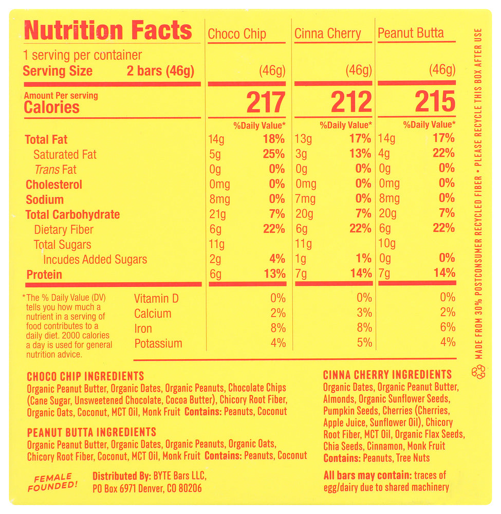 Byte Bars: Swaggy Sampler Bars, 9.72 Oz