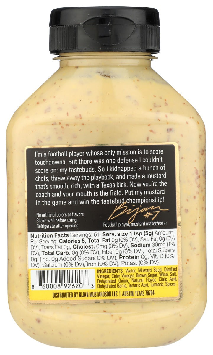 Bijan Mustardson: Dijon Mustard, 9 Oz