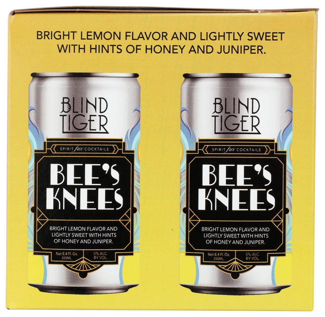 Blind Tiger: Bright Lemon And Rich Honey Flavor 4 Cans, 33.6 Oz