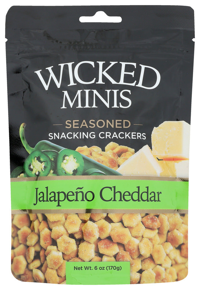 Wicked Mix: Crackers Jalapeno Cheddar, 6 Oz